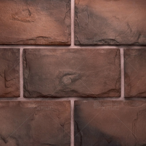 Декоративный камень RockWalls 35-40-0  "ХАРТ"  плоскостной (0,54  м.кв./уп - 6шт.)