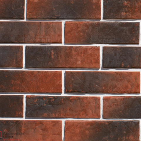 Плитка клинкерная Westerwalder WK43 NF 11мм. терракота с нагаром и отделкой под шагрень