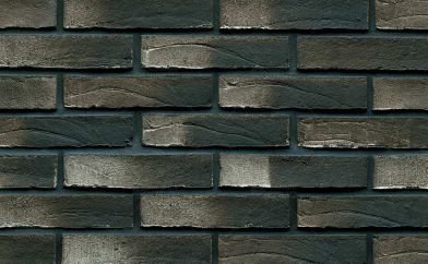 Клинкерный облицовочный кирпич Nr. 38 Schwarz weiß 240x52x52 мм, не глазурованный