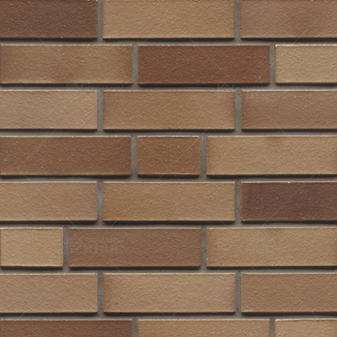 Клинкерный облицовочный кирпич Nr. 34 Grau nuanciert 212x104x50 мм, не глазурованный