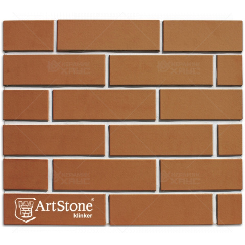 Плитка клинкерная ArtStone Klinker ASK-20 saumon NF 8мм. 