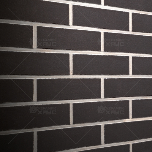 Плитка клинкерная Feldhaus 700NF9 "anthracit liso" (240*9*71)