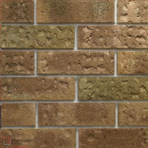 Плитка клинкерная Westerwalder WK71 NF 15мм. antik-blau-bunt