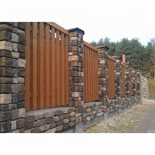 Декоративный камень Выветренная скала смесь 2 ( 0,7 м.кв.)
